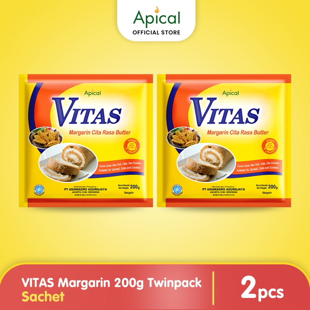

VITAS Margarin Sachet 200 gr Twinpack