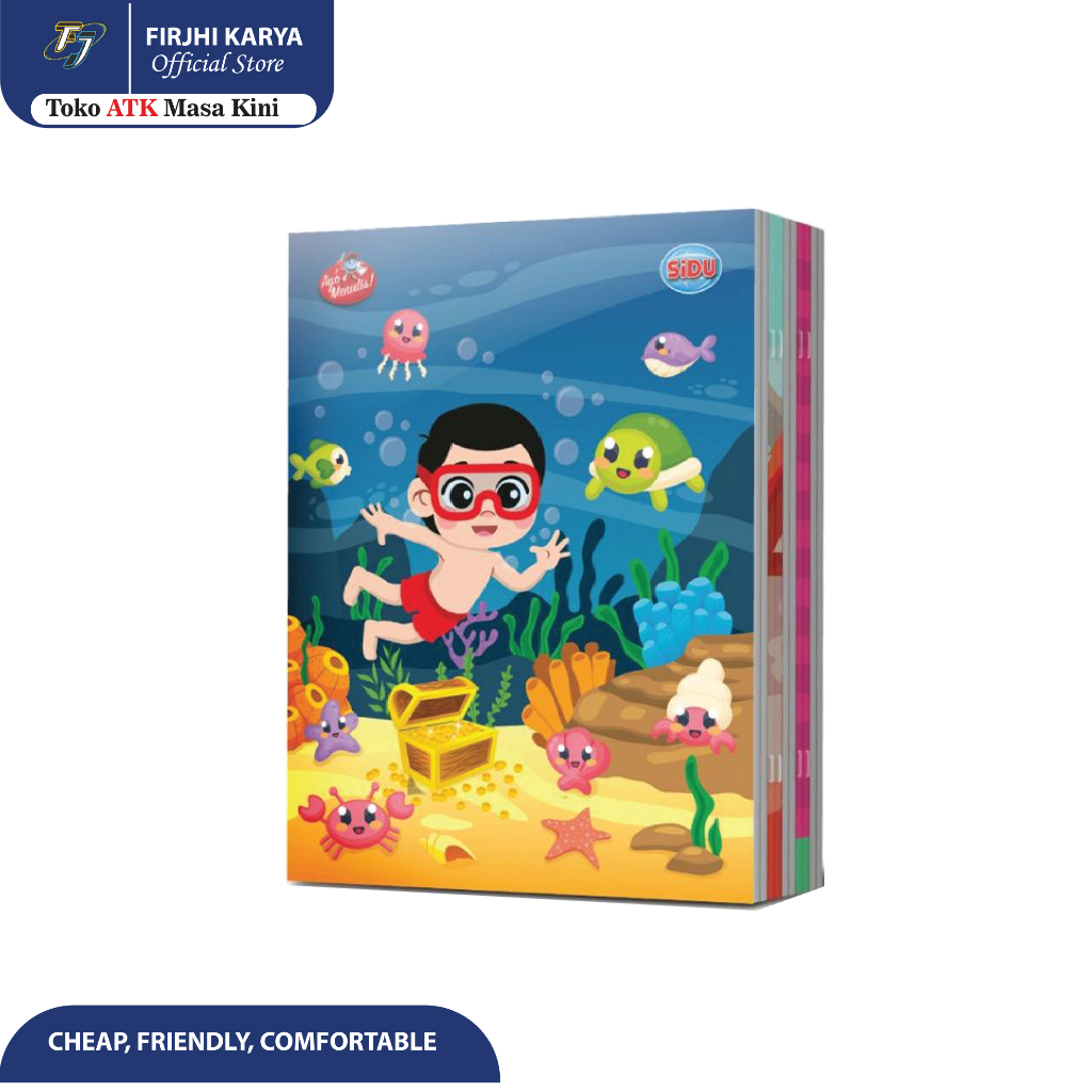 

Buku Tulis Sekolah 38 & 58 lembar Pack - Sidu