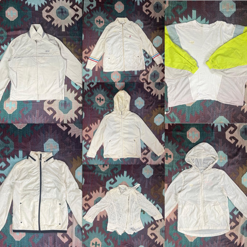 Jaket branded wanita putih