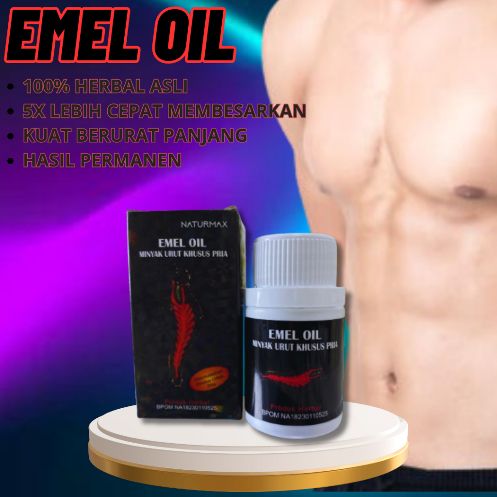Minyak lintah hitam asli papua EMEL OIL 100% original pembesar khontol permanen teruji BPOM