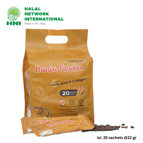 

REALCO COFFE CAPPUCCINO dari HNI Isi 20 sachets #HNI #Health Food & Beverage