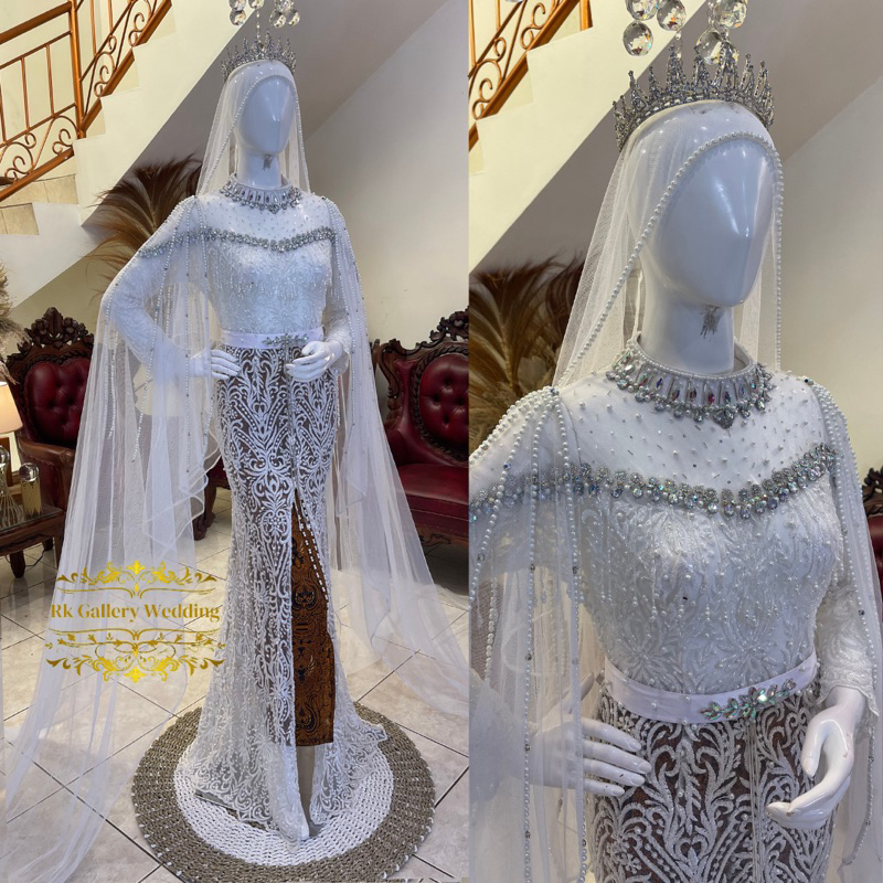 Kebaya pengantin akad || Kebaya pengantin akad full payet || Kebaya pengantin akad || Kebaya akad ni