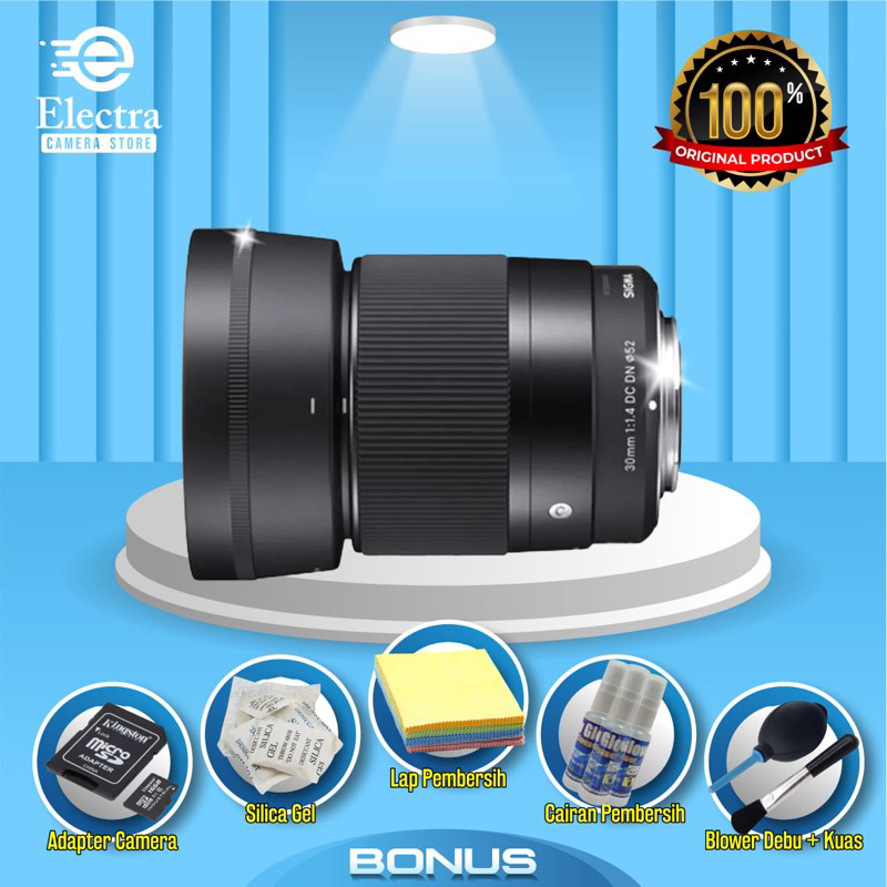 SIGMA 30MM F1.4 DC DN FOR SONY MULUS MURAH SIGMA 30mm
