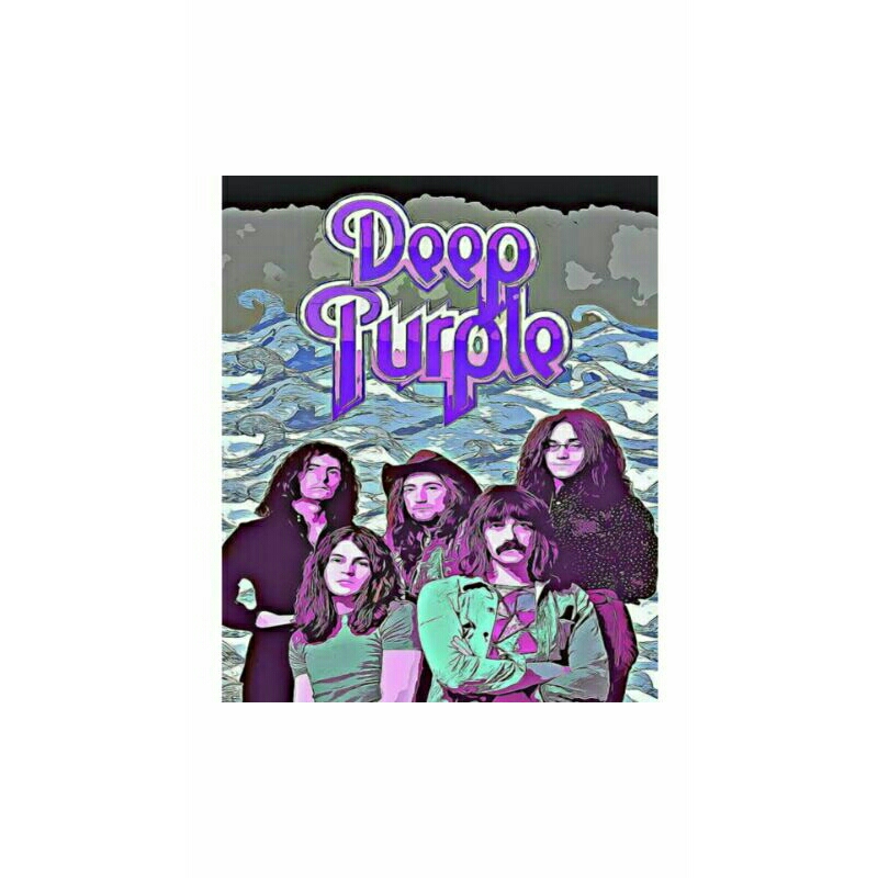 

sticker band rock deep purple uk besar dan bahan anti air kualitas oke
