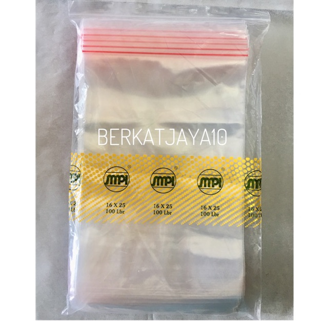 

iskn Plastik PE Klip 16x25 m Zipper Lk isi 1ps STL