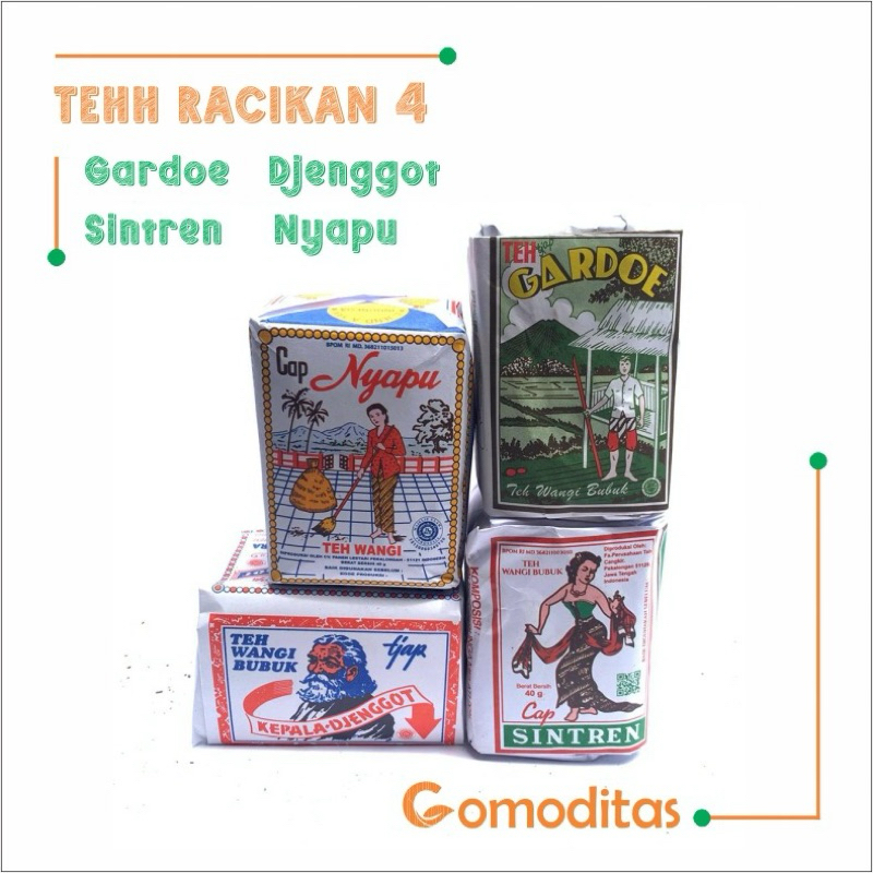 

Paket teh solo 4 macam teh tubruk racikan angkringan solo