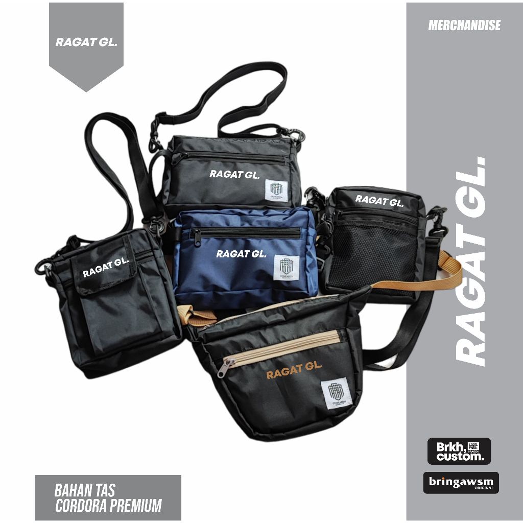 TAS RAGAT GL  A01 KAOS  GL 100 200 ORIGINAL BRKHCUSTOM TERMURAH BANDUNG RACING
