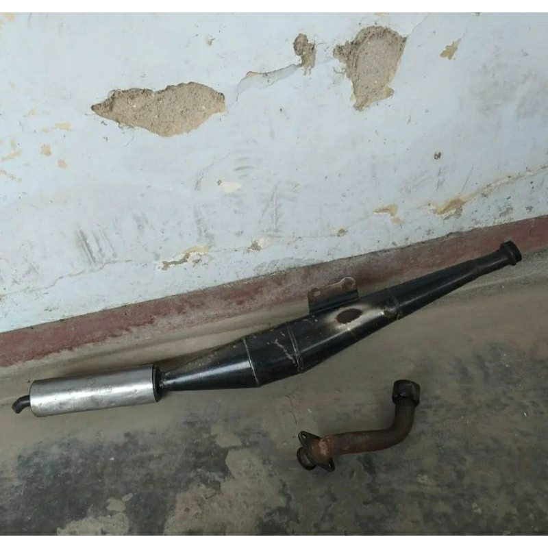 knalpot standart suzuki tornado gs original suzuki tornado gs gx