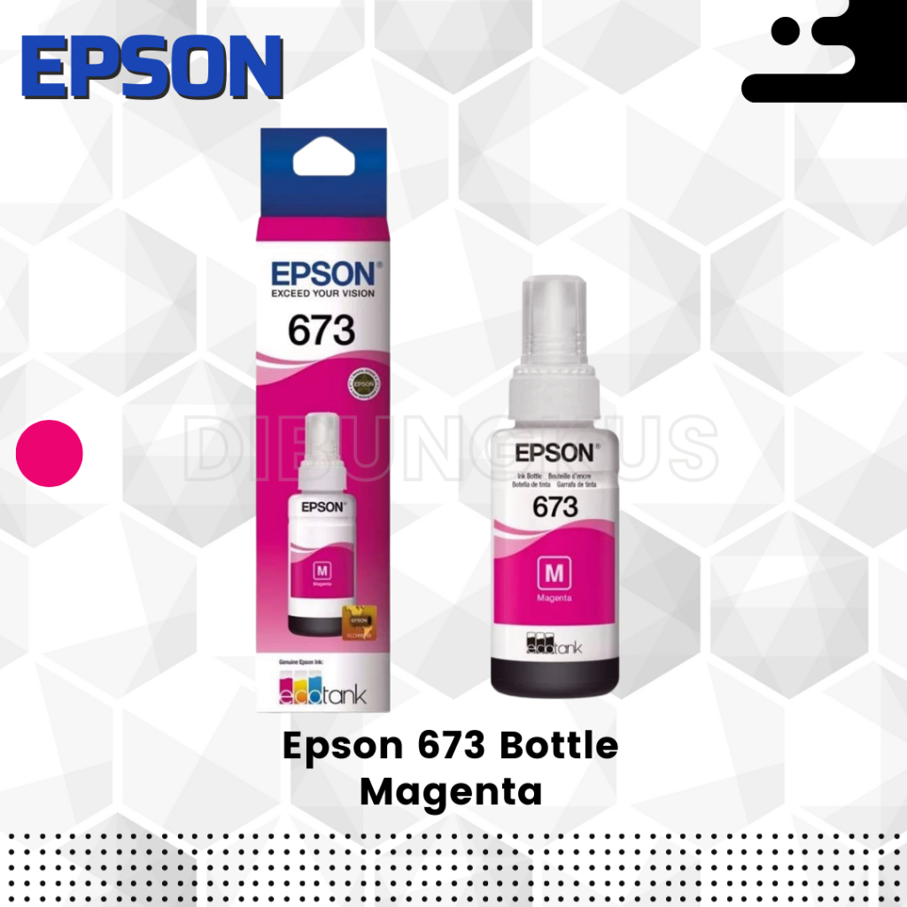 

Tinta Refill Epson Ink 673 Magenta Original 100%