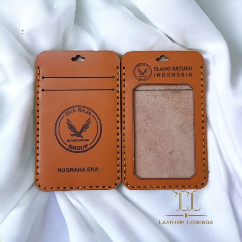 

ID card holder kulit asli / nametag kulit asli premium