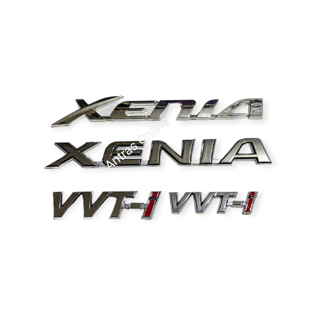 Emblem Mobil Xenia Lama Dan Baru All New Xi Li vvti