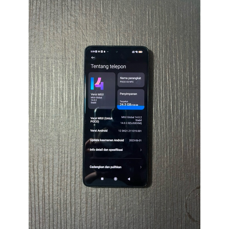 POCO X3 NFC 8/128 BEKAS