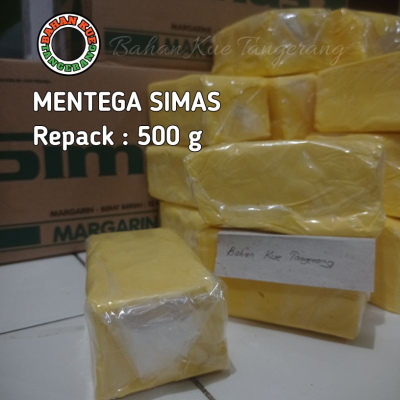 

Simas Margarine mentega kiloan repack 500g