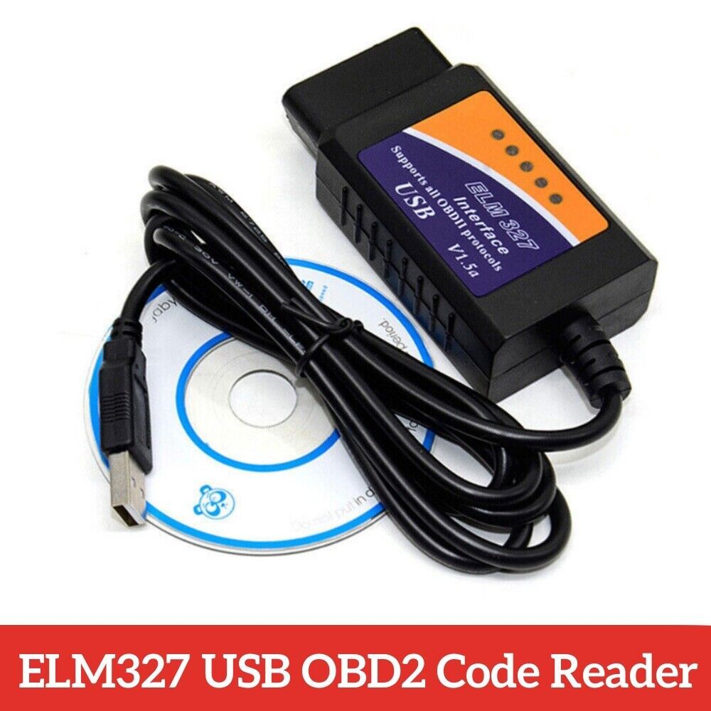 Original ELM327 ELM 327 OBD2 OBDII USB Car Diagnostic Scanner
