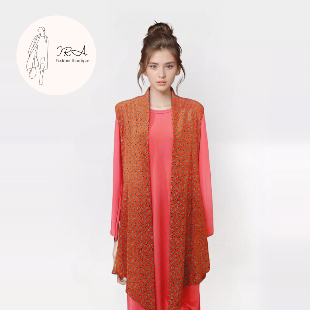 One Set Gamis Outer Wanita - Gamis Wanita Tekrini - Ira Boutique