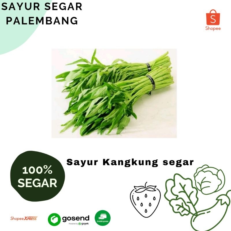 

Sayur Kangkung Segar per ikat -Warung Sayur Segar dan Sehat Palembang