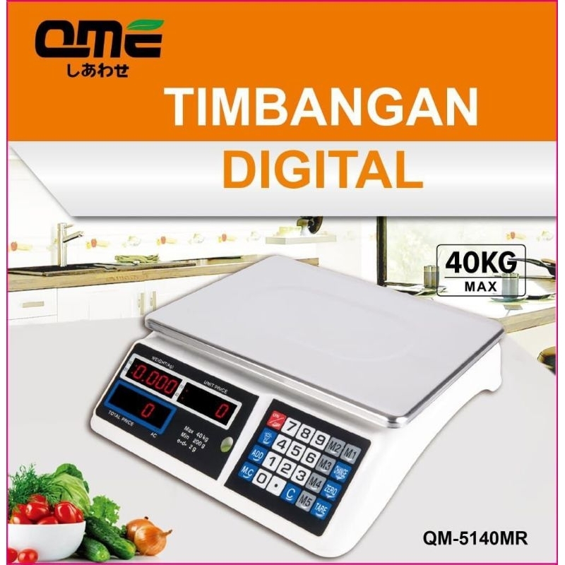 TIMBANGAN DIGITAL 40KG QME