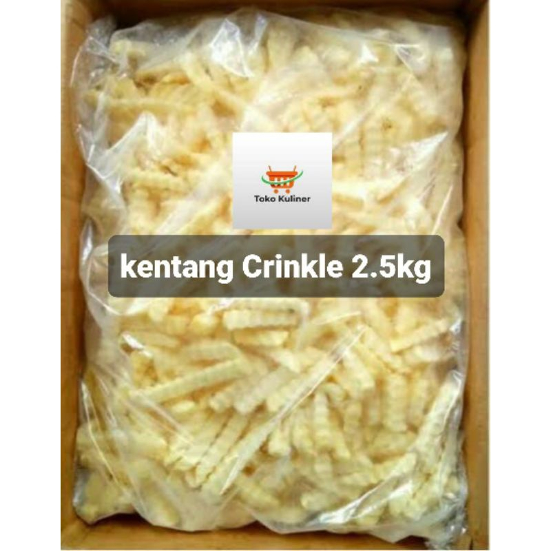 

Kentang Goreng Crinkle Import 2.5kg