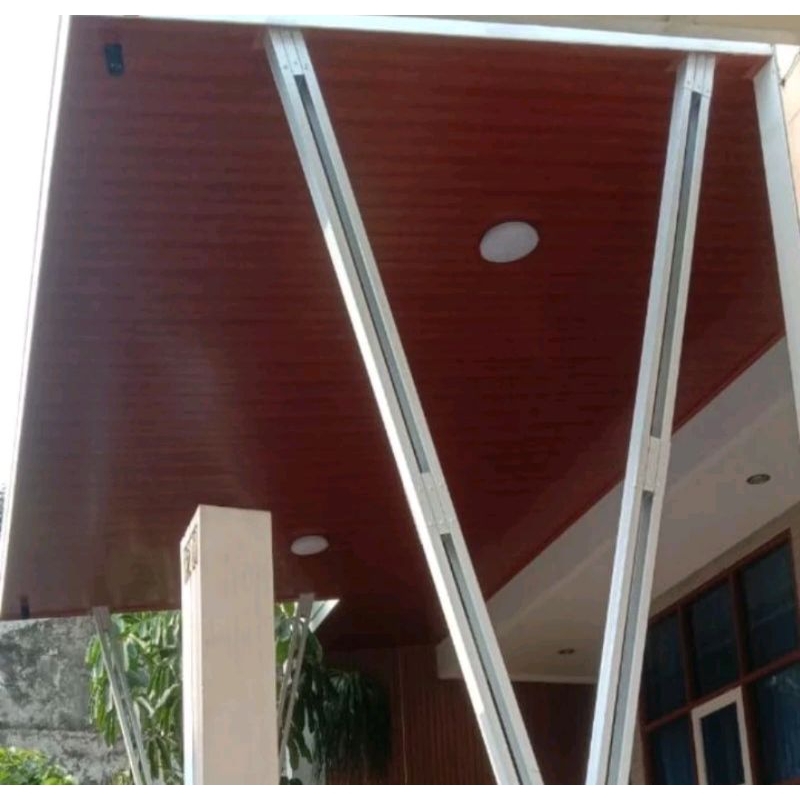 pemasangan rangka baja ringan atap alderon rs dan plavon pvc