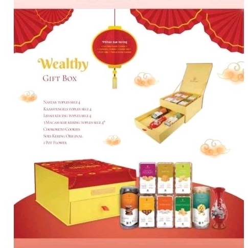 Holland Bakery - Wealthy Gift Box Hampers Chineese New Year / Imlek