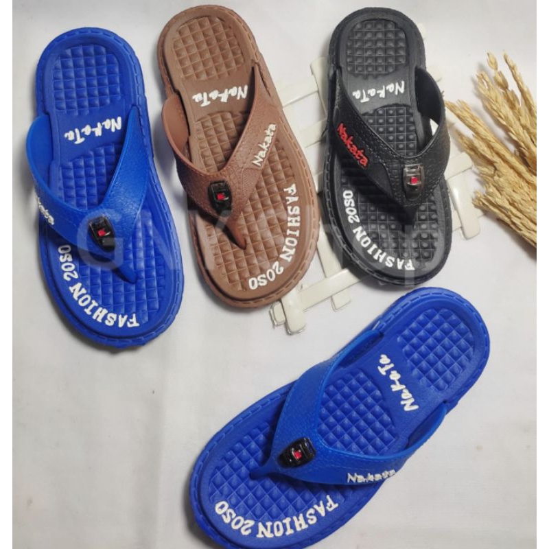 Sandal Jepit Anak Laki Laki Ukuran Tanggung 30-35/Sandal Jepit Cowok anak Murah Ringan Full Karet