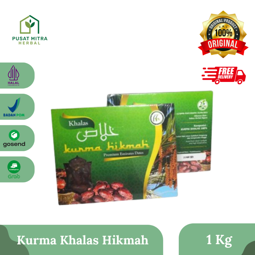 

Kurma Hikmah Khalas - Khalas Hikmah - 1 Kg