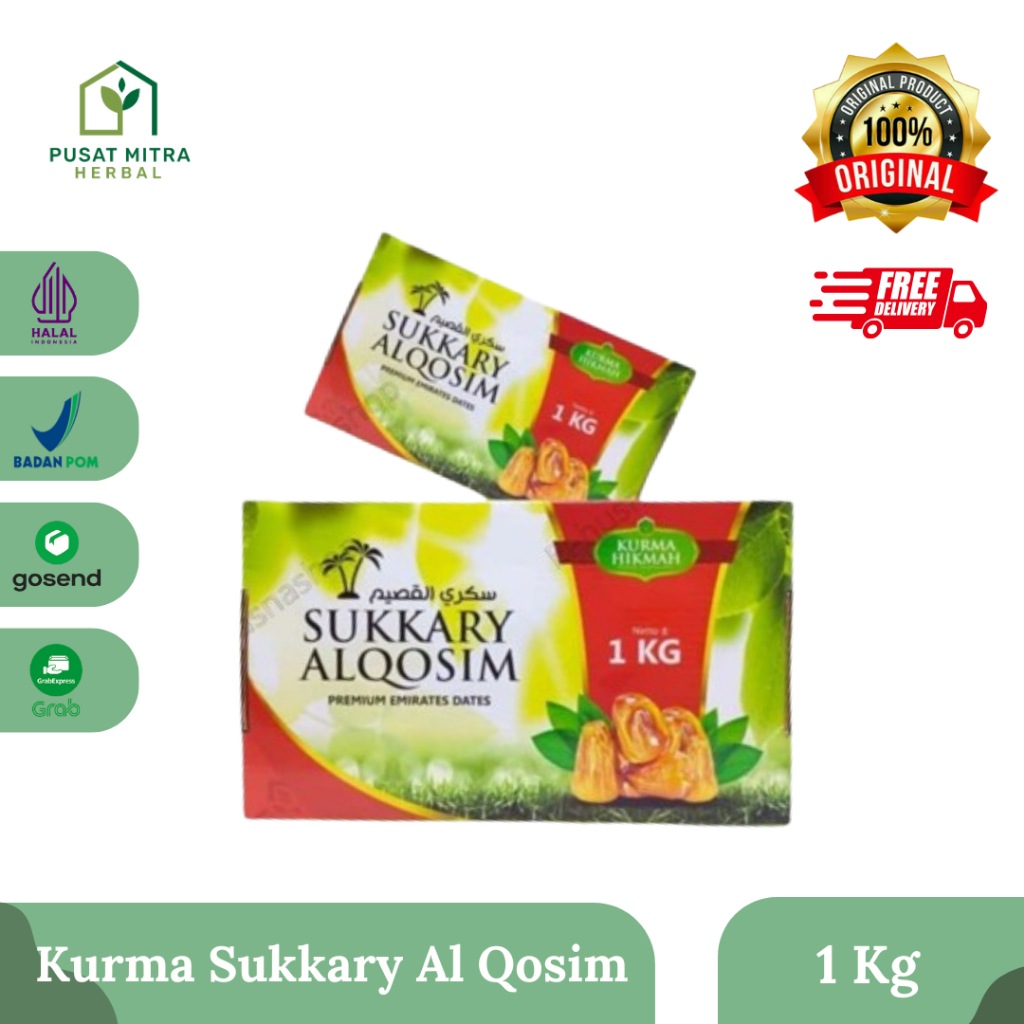

Kurma Sukari Al Qosim 1kg - Kurma Al Qassim Al Qosim Kurma Sukari Sukkary Al Qossim