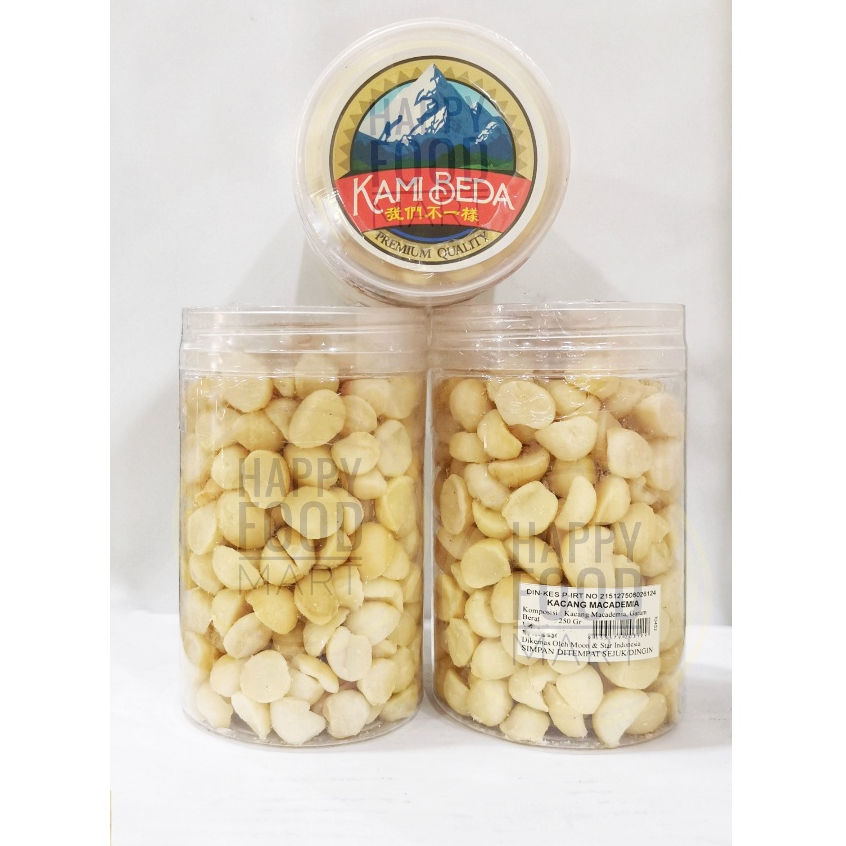 

[DISKON] KAMI BEDA KACANG MACADAMIA PANGGANG 250 GRAM/PREMIUM MACADAMIAS NUT/ROASTED MACADAMIA NUTS/CEMILAN DIET SEHAT/HEALTHY SNACKS