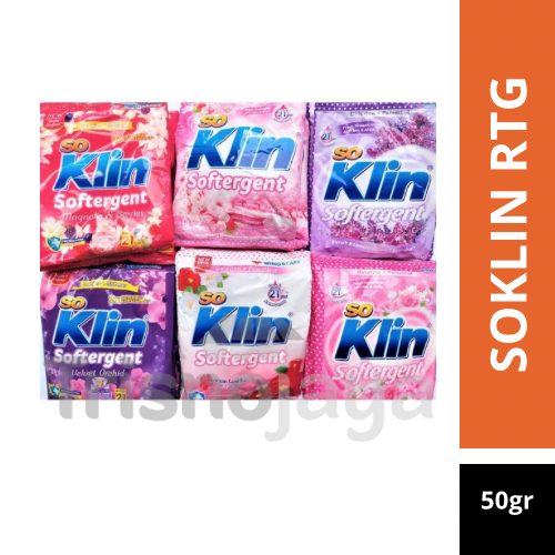 SOKLIN softergent renceng 6 SACHET bubuk soklin pk murah
