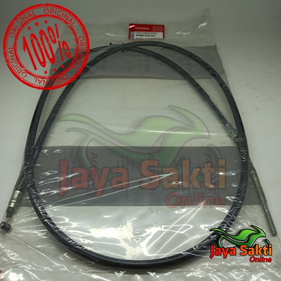KABEL REM BELAKANG BEAT FI NON CBS 2013-2017 ASLI HONDA