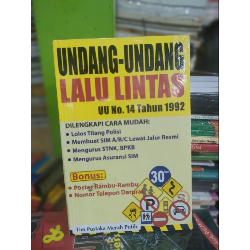 Undang-undang Lalu Lintas UU No. 14 Tahun 1992