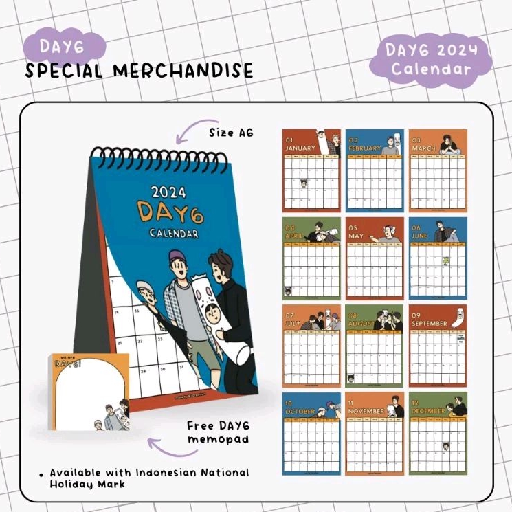 

[READY] DAY6 2024 Calendar / Kalender DAY6 2024
