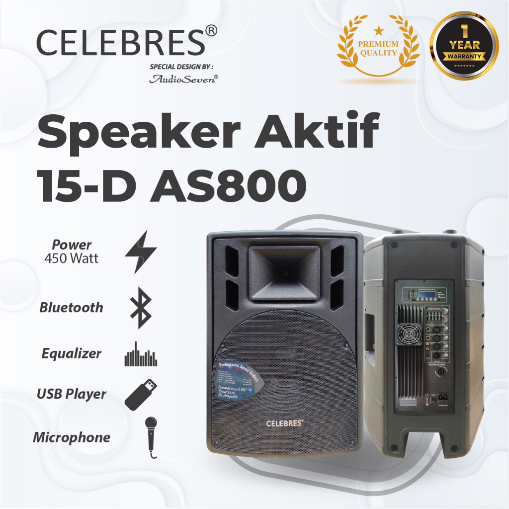 Speaker Aktif Celebres 15 inch - D AS800