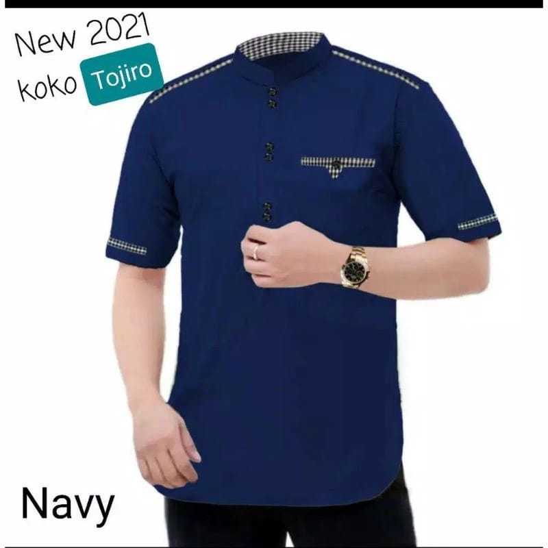 LM 18844-18850 Baju Muslimin Koko Pria KOKO TOJIRO Bahan Toyobo Premium Berkualitas TERMURAH KOKO TO