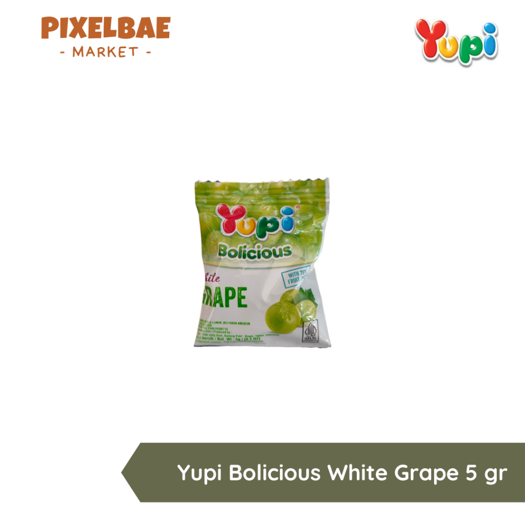 

YUPI BOLICIOUS WHITE GRAPE 5 GR