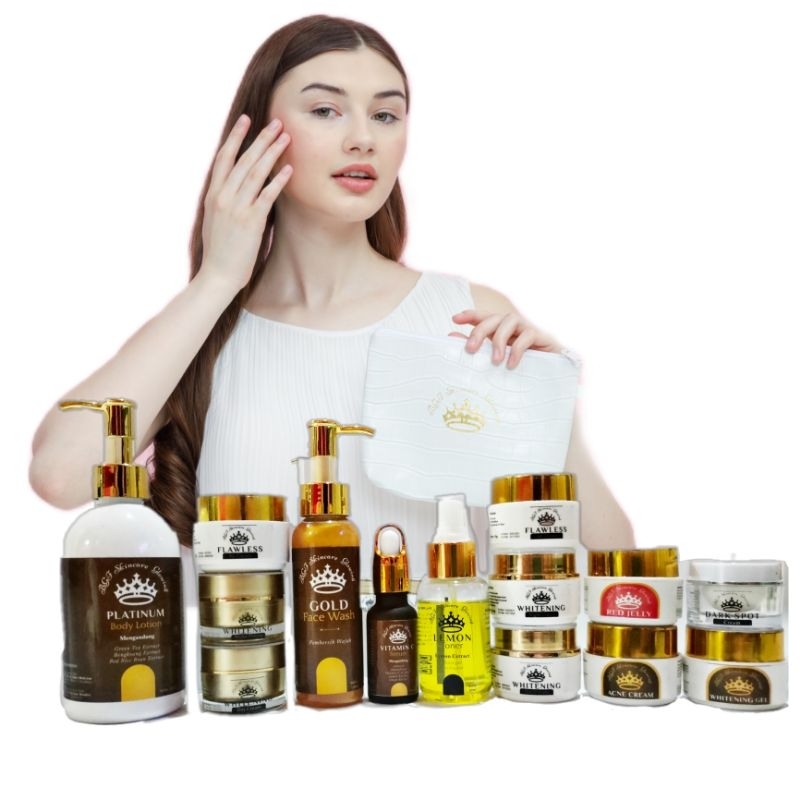 SHVA. ecer Beauty glow farma skincare pemutih wajah menghilangkan flek hitam dan jerawat