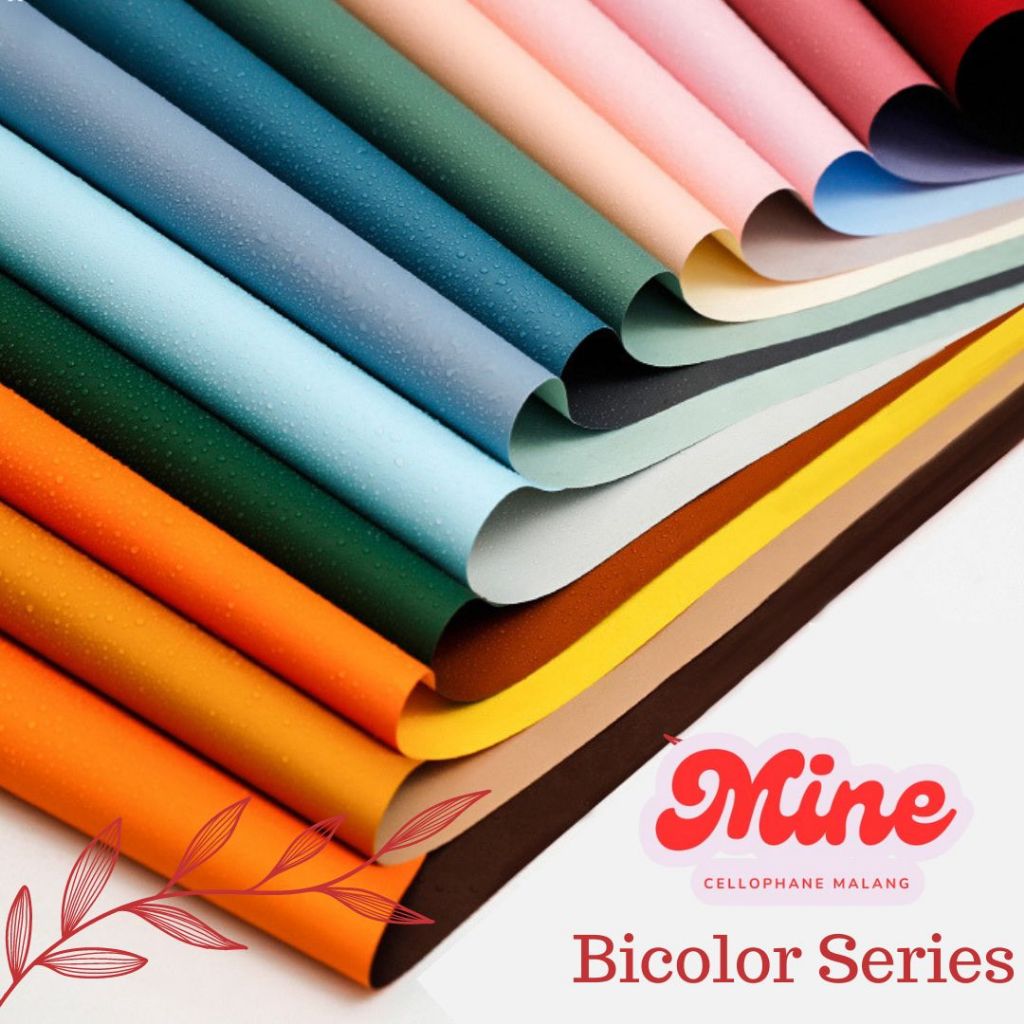 

kertas bucket bunga / bicolor cellophane / bolak balik 2 warna