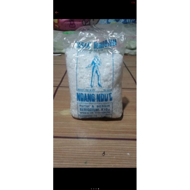 

Garam Kasar untuk konsumsi 4.000/pcs