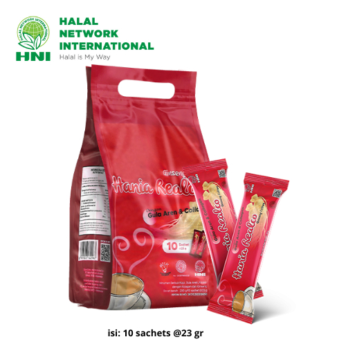 

REALCO COFFE GINSENG dengan kandungan Kolagen dari HNI Isi 10 sachets #HNI #Health Food & Beverage