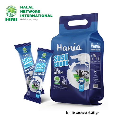 

HANIA SUSU BUBUK FULL CREAM dari HNI Isi 10 sachets #HNI #Health Food & Beverage