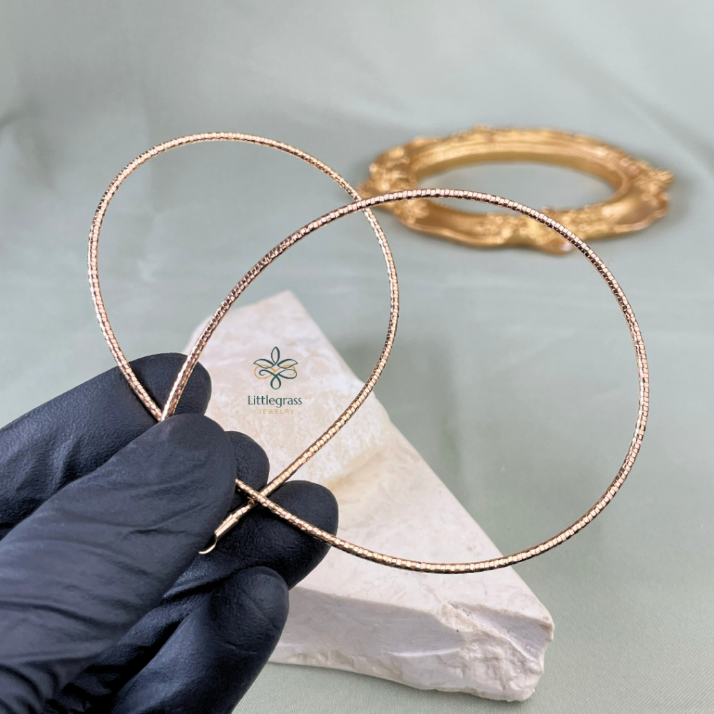 Kalung Choker Gold Plated Vintage Jewelry Anti Karat