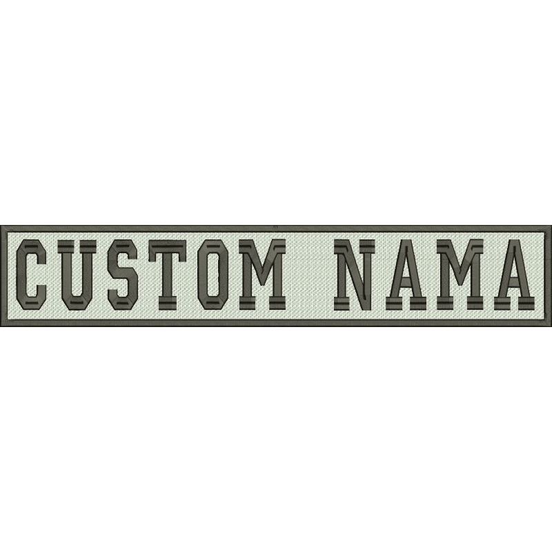 CUSTOM NAME TAG BORDIR