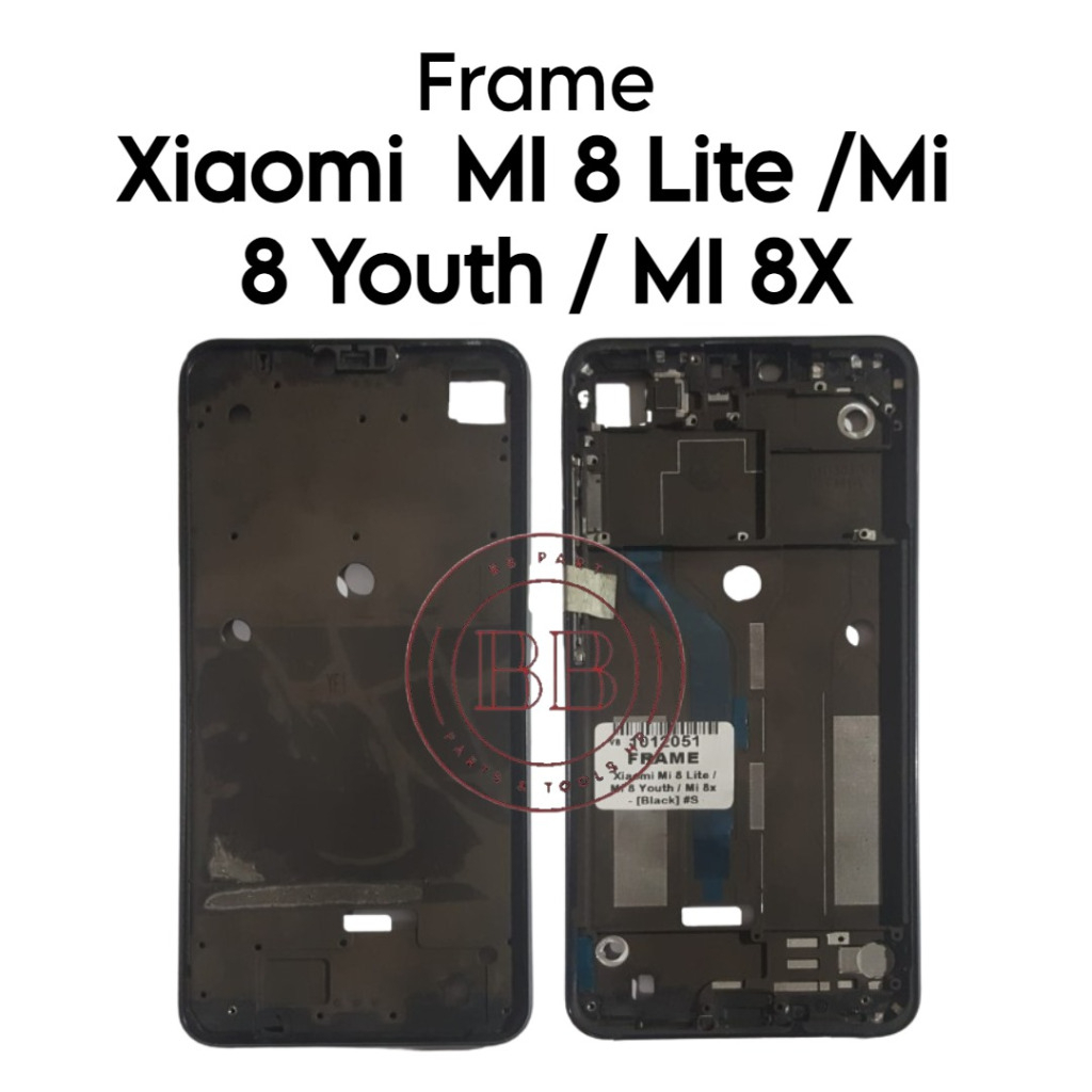 Frame Tulang Tengah Xiomi MI 8 Lite / Mi 8 Youth / Mi 8X / M1808D2TG - Dudukan Mesin & LCD