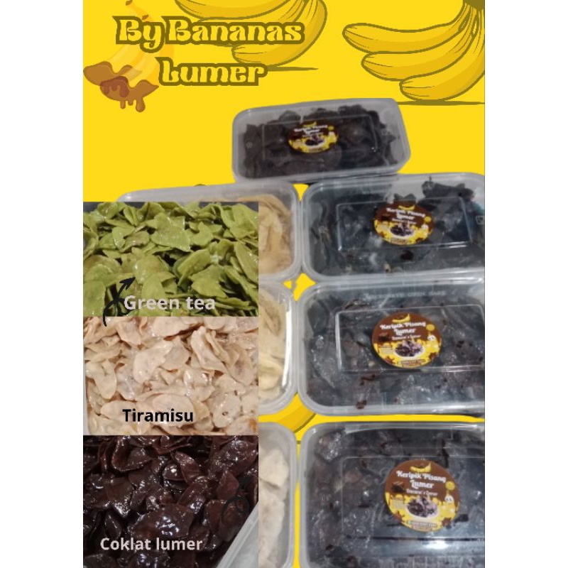 

keripik pisang lumer box 500 ml keripik coklat lumer enak renyah by Bananas Lumer bikin nagih dijamin enak