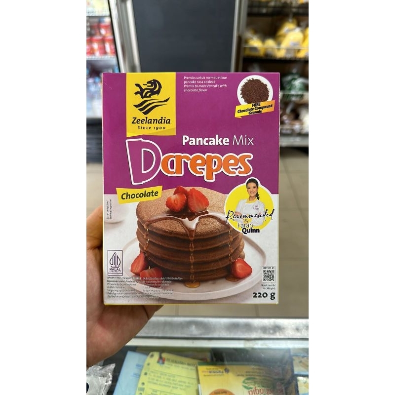 

Zeelandia pancake Mix Dcrepes chocolate 220gr