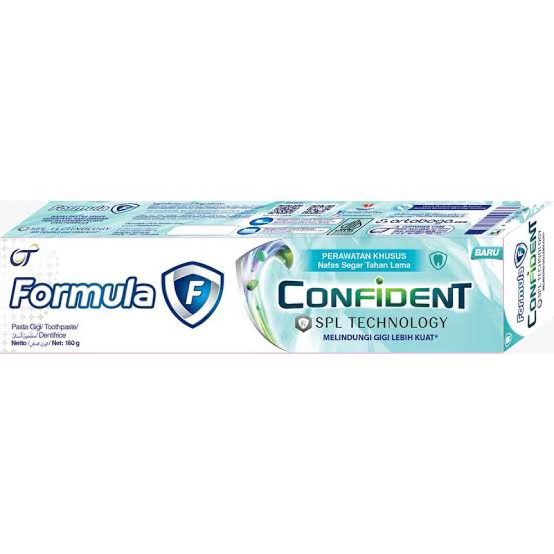 FORMULA PASTA GIGI 160 GR CONFIDENT/CHARCOAL