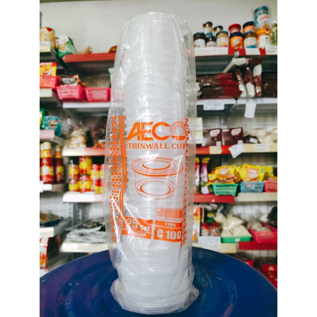 THINWALL CUP PUDDING AECO C 100