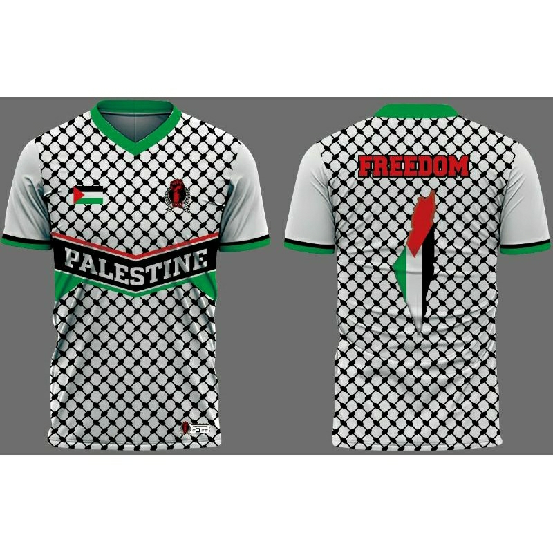 Jersey bola Fantasy Palestina bahan premium