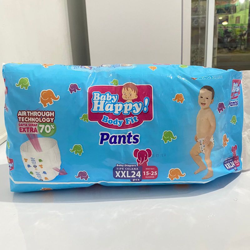 Baby Happy Pants XXL24 / Pampers Popok Baby Happy ukuran XXL isi 24