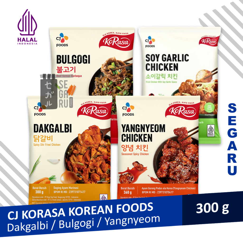 

CJ Korasa Korean Food Dakgalbi / Beef Bulgogi / Yangnyeom Chicken